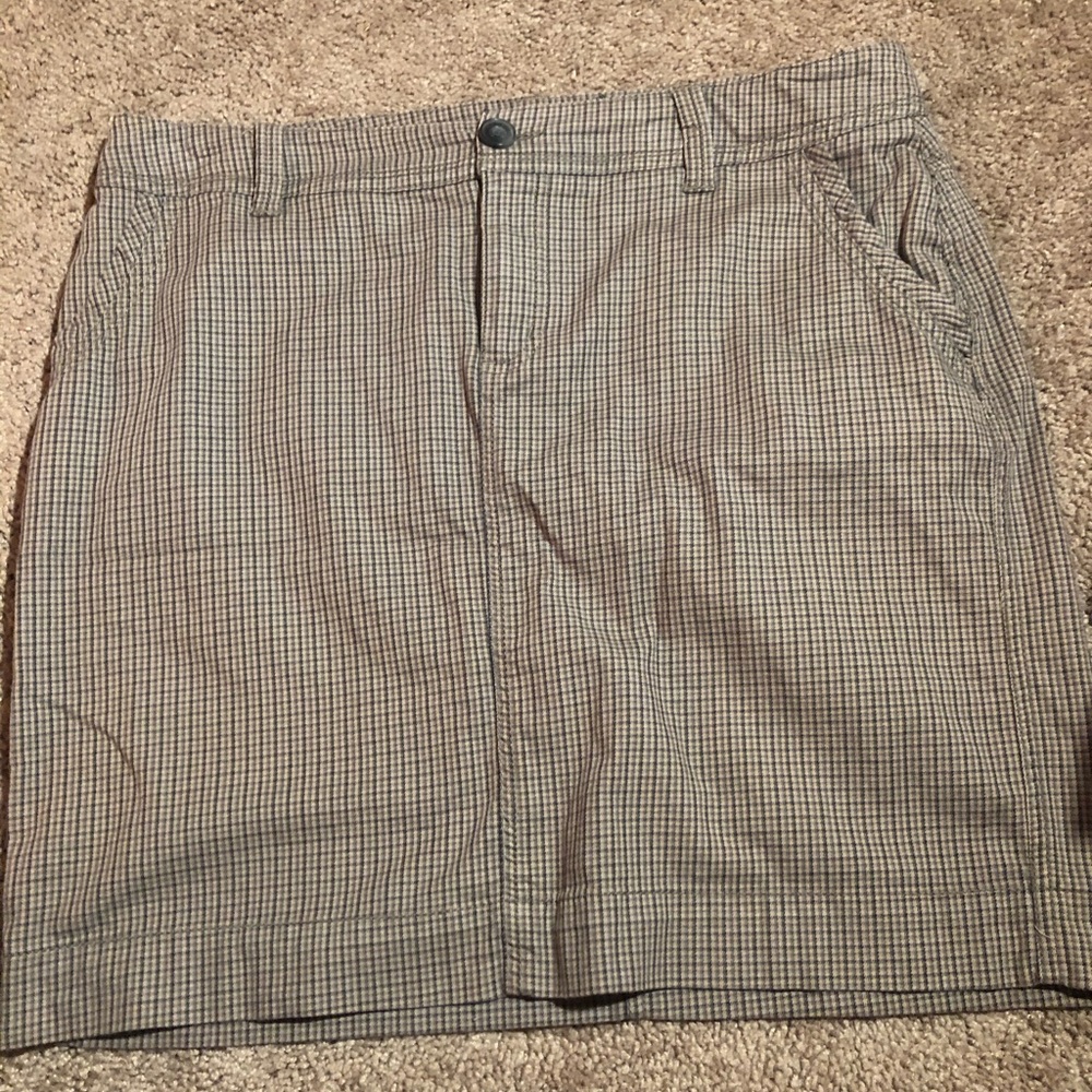 plaid skirt